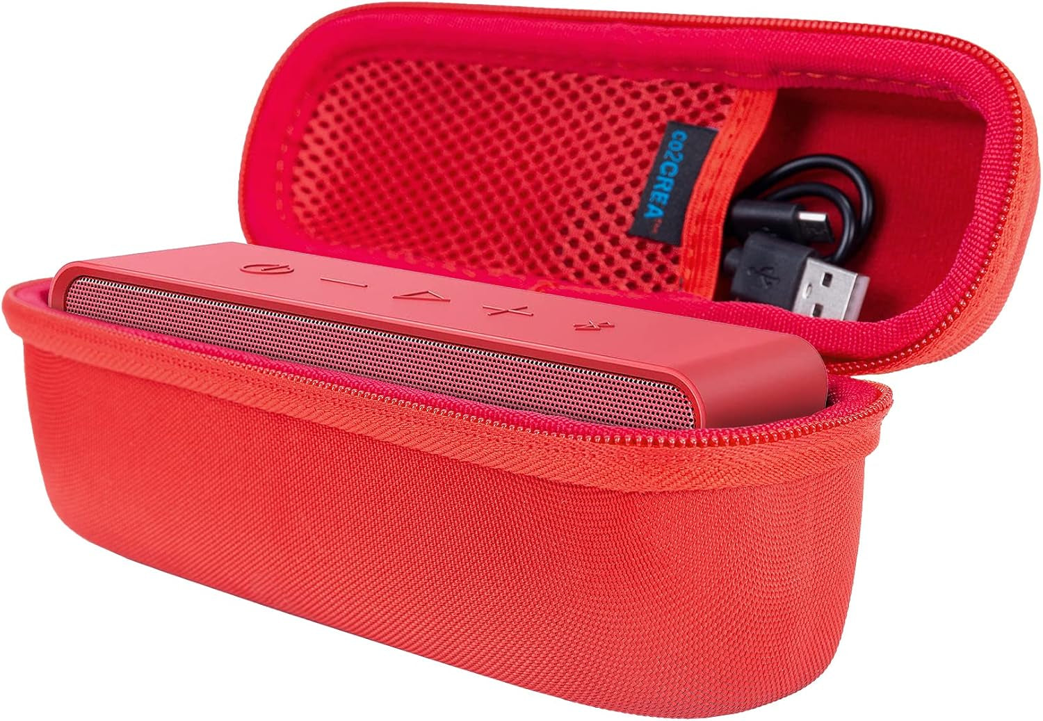 Co2Crea Hard Case Replacement for Anker Soundcore/Soundcore 2 Portable Outdoor Sports Bluetooth Speaker (Blue)